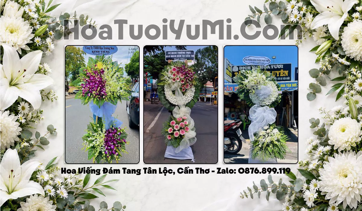 Đặt Vòng Hoa Đám Tang Tại Phường Tân Lộc, Thành phố Cần Thơ