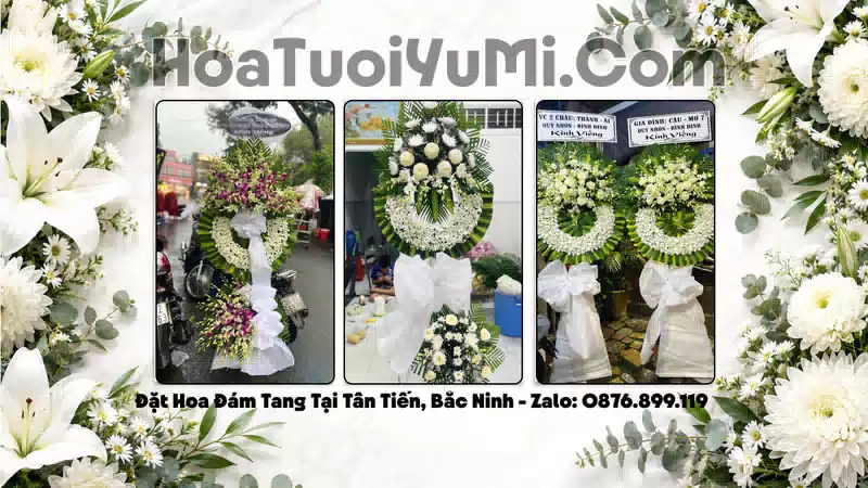 Vòng Hoa Viếng Phường Tân Tiến, Tỉnh Bắc Ninh - Giao Ngay