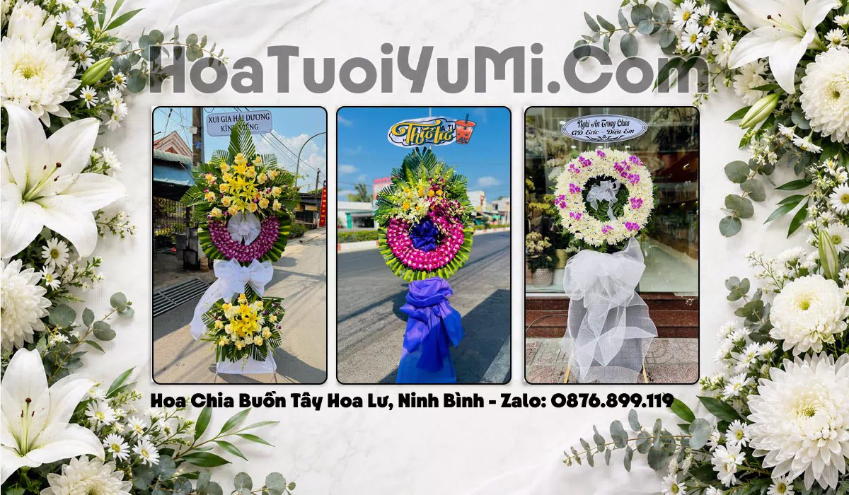 Đặt Vòng Hoa Chia Buồn Tại Phường Tây Hoa Lư, Ninh Bình