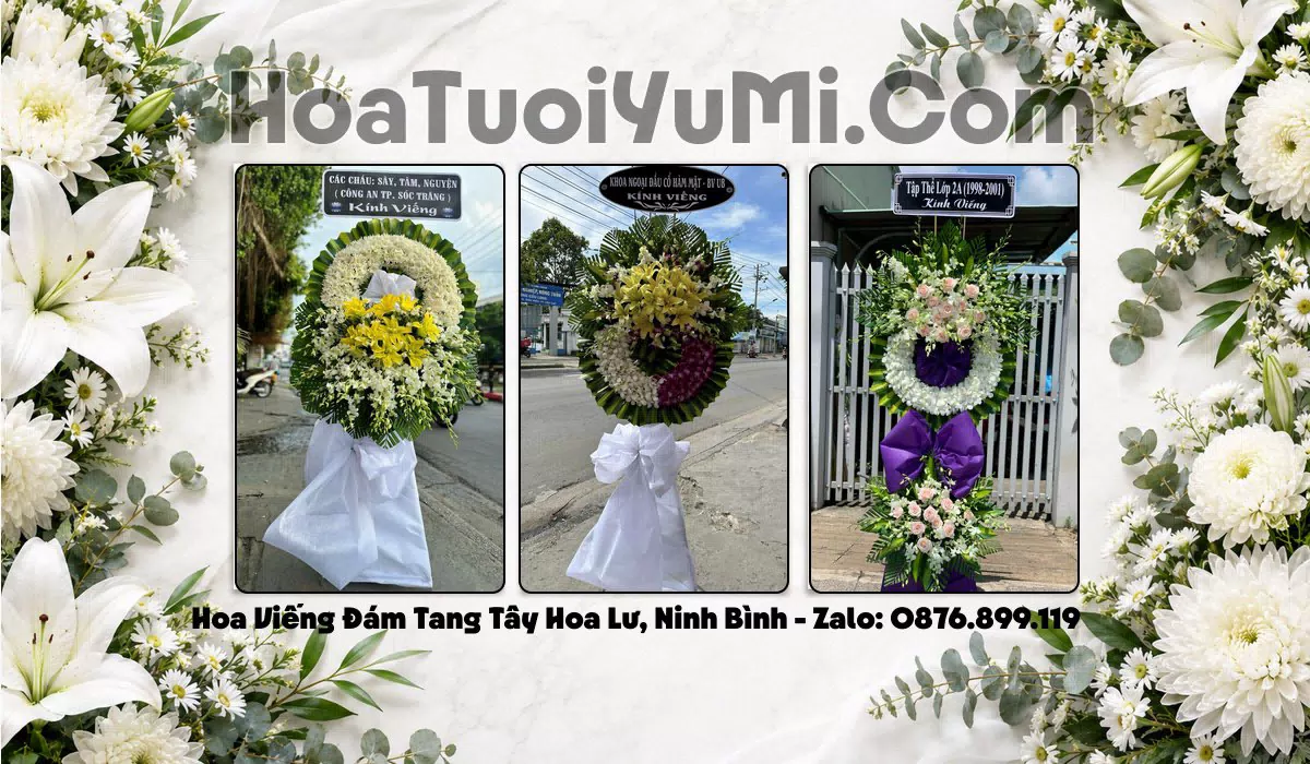 kệ hoa tang lễ giao tận nơi Phường Tây Hoa Lư