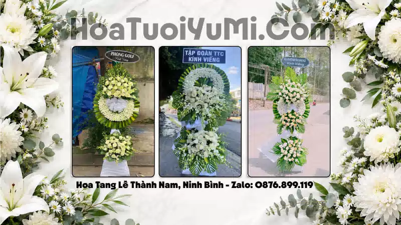 Đặt Hoa Viếng Đám Tang Tại Phường Thành Nam, Tỉnh Ninh Bình
