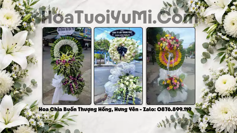 Đặt Vòng Hoa Đám Tang Tại Phường Thượng Hồng, Tỉnh Hưng Yên