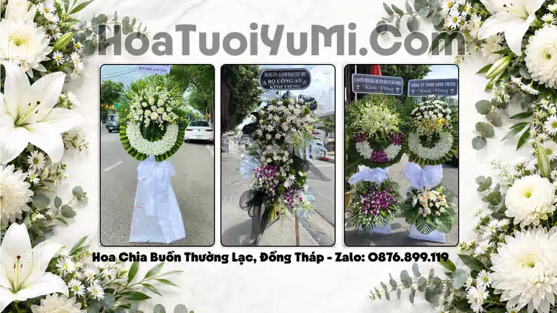 Đặt Hoa Viếng Đám Tang Tại Phường Thường Lạc, Tỉnh Đồng Tháp