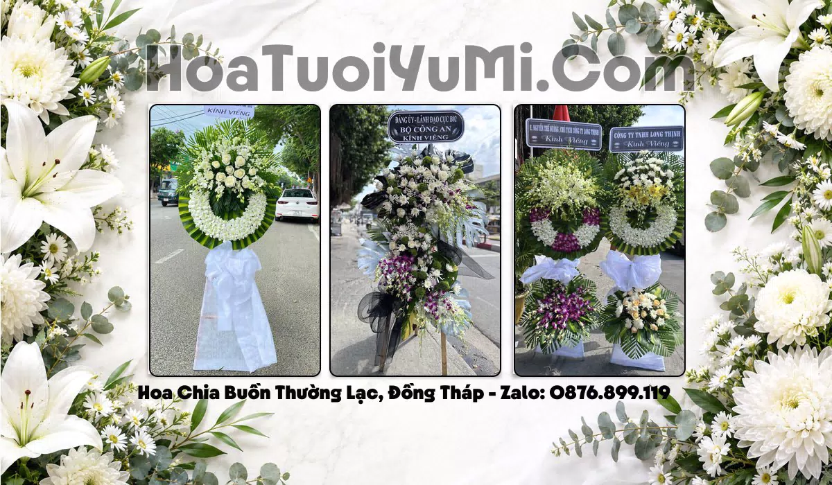 Đặt Hoa Viếng Đám Tang Tại Phường Thường Lạc, Tỉnh Đồng Tháp