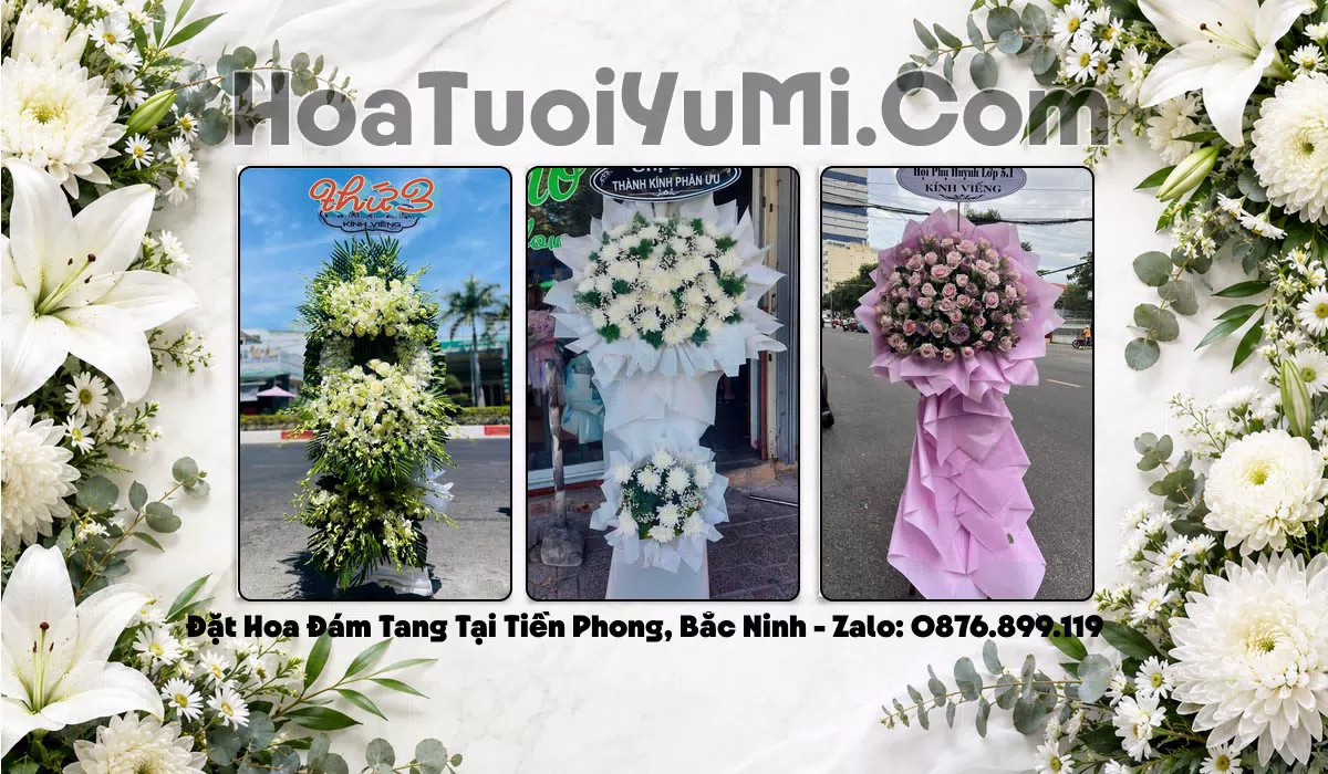 hoa chia buồn Phường Tiền Phong