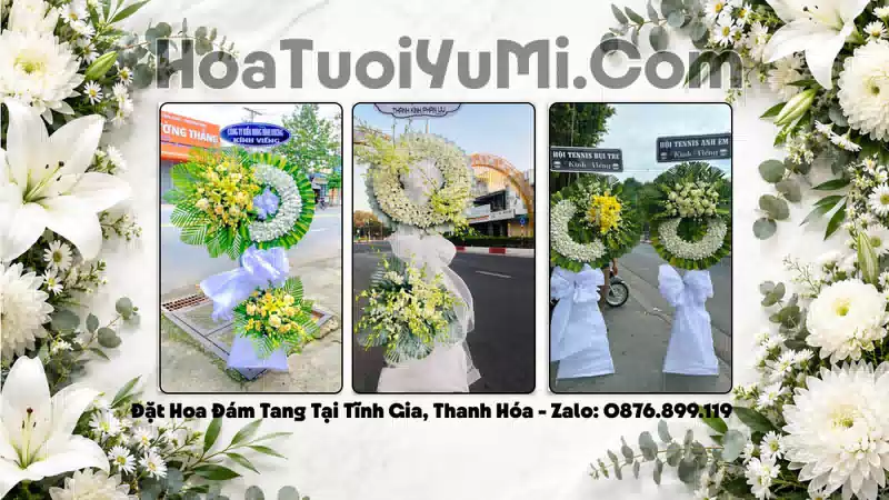 Vòng Hoa Viếng Tĩnh Gia, Thanh Hóa - Giao Kịp Giờ