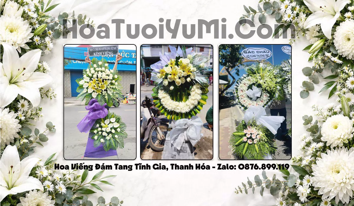 vòng hoa viếng Tĩnh Gia