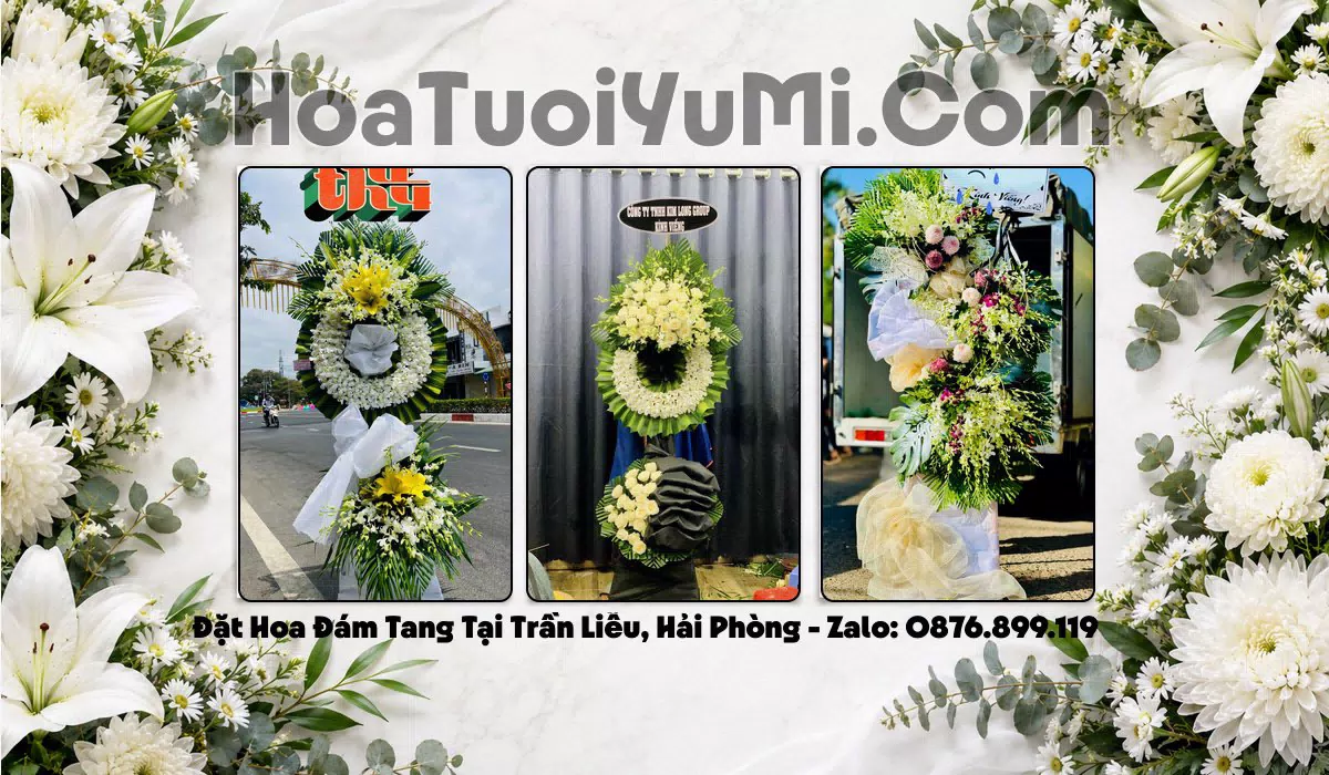 kệ hoa viếng đám tang Phường Trần Liễu