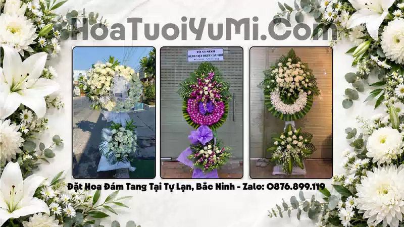Đặt Hoa Viếng Đám Tang Tại Phường Tự Lạn, Tỉnh Bắc Ninh