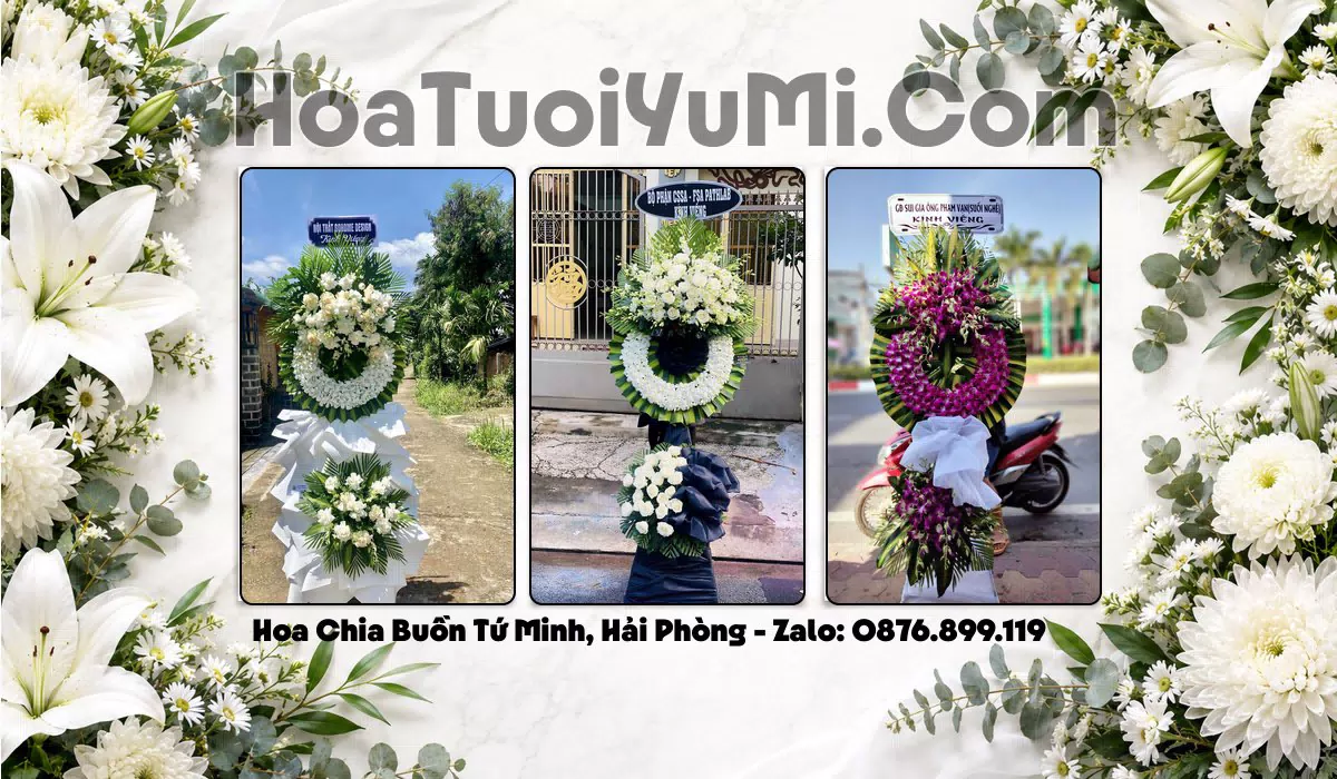 kệ hoa viếng đám tang Phường Tứ Minh