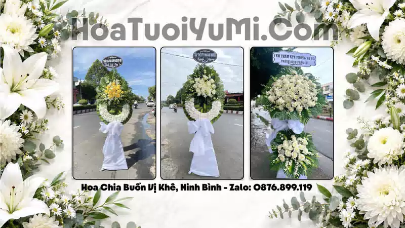 Vòng Hoa Viếng Phường Vị Khê, Ninh Bình - Giao Kịp Giờ