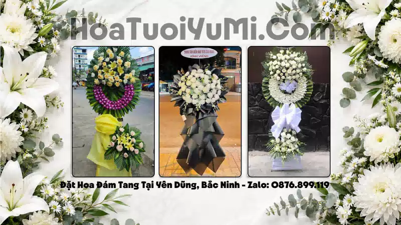 Đặt Vòng Hoa Tang Lễ Tại Phường Yên Dũng, Tỉnh Bắc Ninh