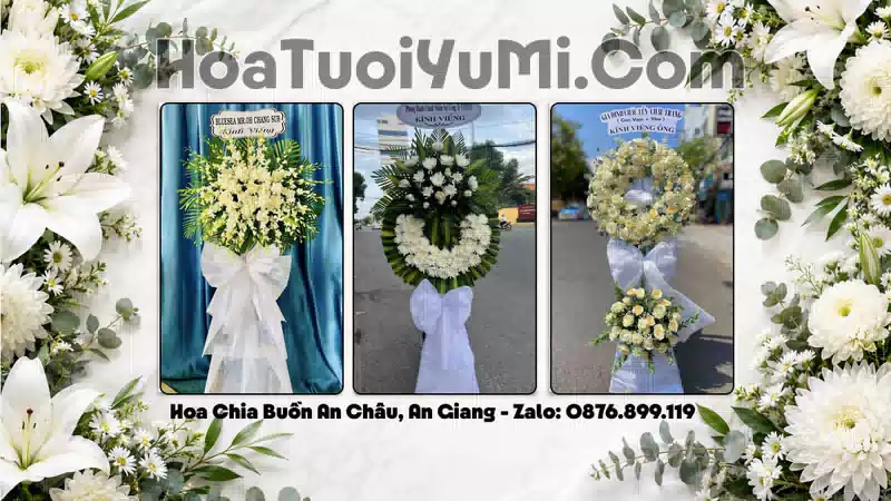 Đặt Vòng Hoa Chia Buồn Tại Xã An Châu, An Giang