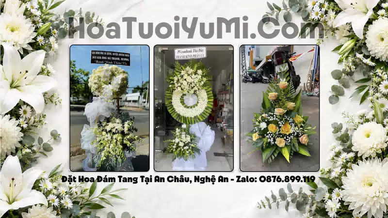 Vòng Hoa Viếng Xã An Châu, Nghệ An - Giao Kịp Giờ
