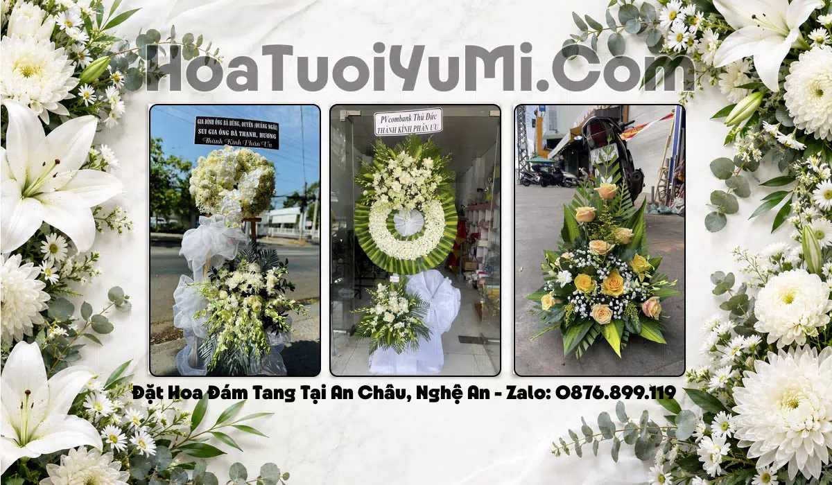 Vòng Hoa Viếng Xã An Châu, Nghệ An - Giao Kịp Giờ