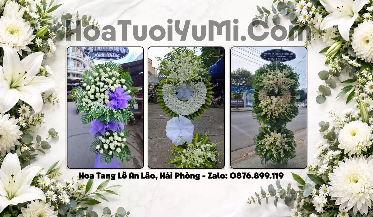 Đặt Vòng Hoa Đám Tang Tại Xã An Lão, Hải Phòng