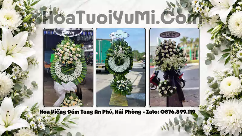 Đặt Hoa Viếng Đám Tang Tại Xã An Phú, Hải Phòng