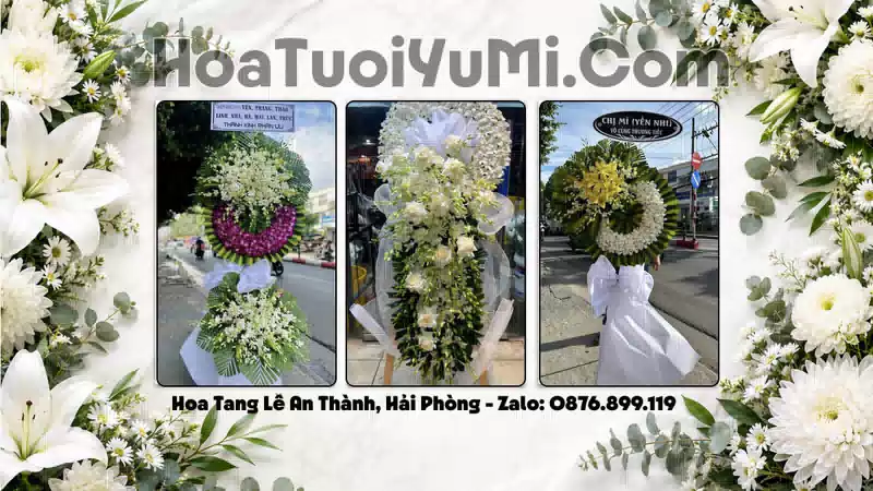 Đặt Hoa Viếng Đám Tang Tại Xã An Thành, Hải Phòng