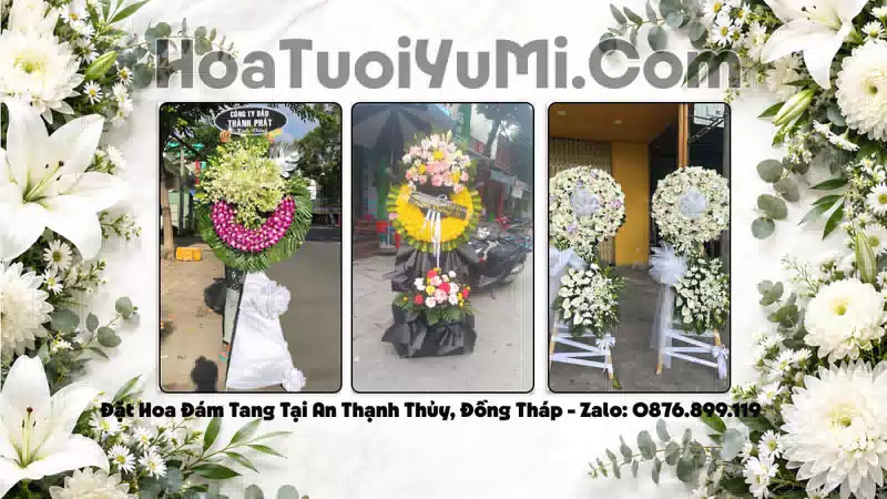 Đặt Vòng Hoa Đám Tang Tại Xã An Thạnh Thủy, Đồng Tháp