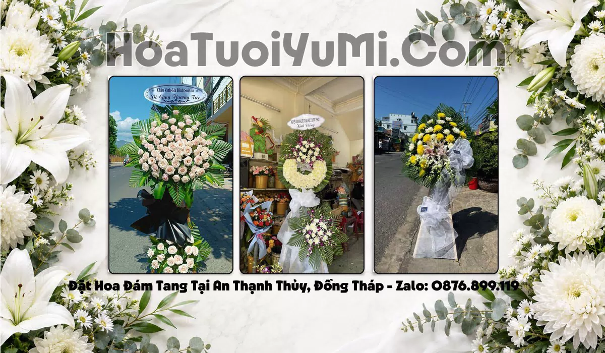 kệ hoa chia buồn tại Xã An Thạnh Thủy