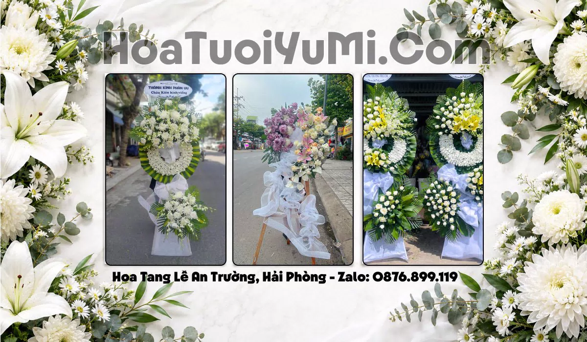 Vòng hoa tang lễ giao tận nơi tại Xã An Trường, Hải Phòng