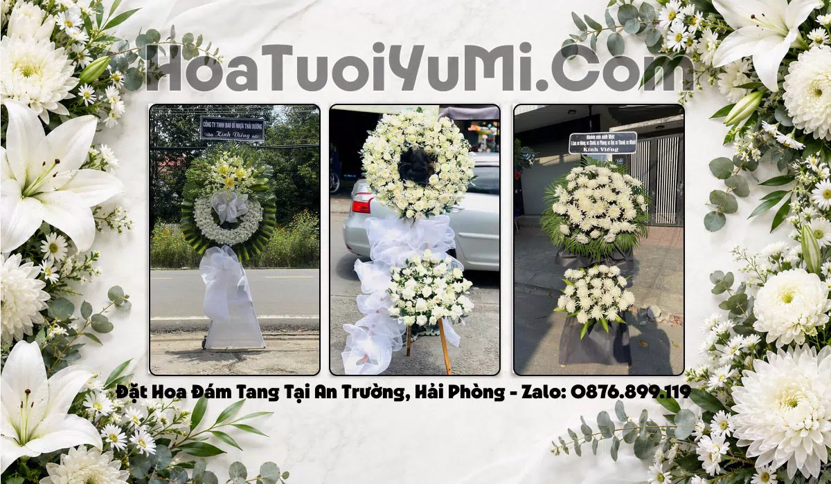 Kệ hoa chia buồn tại Xã An Trường Hải Phòng