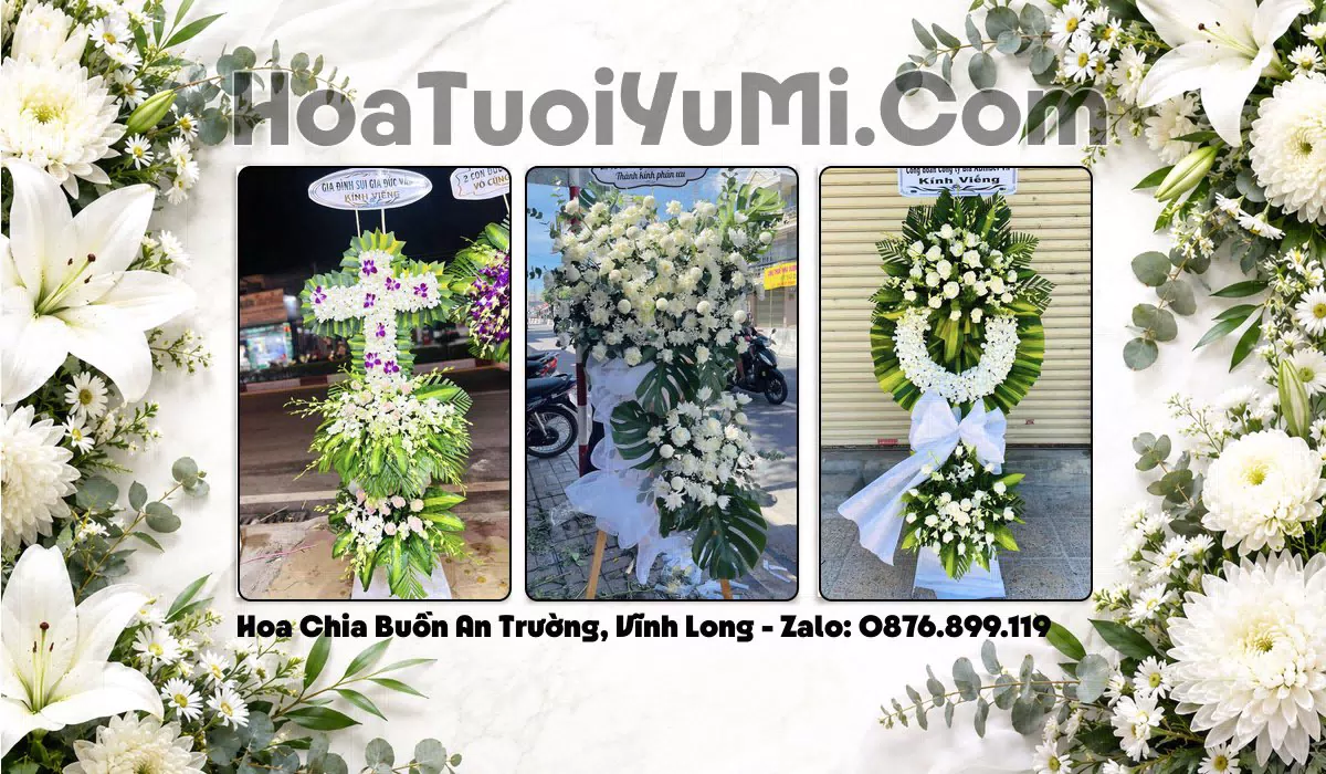 Vòng hoa tang lễ Xã An Trường giao tận nơi