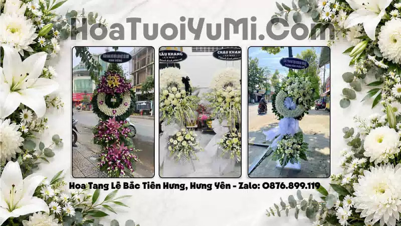 Đặt Hoa Viếng Đám Tang Tại Xã Bắc Tiên Hưng, Hưng Yên