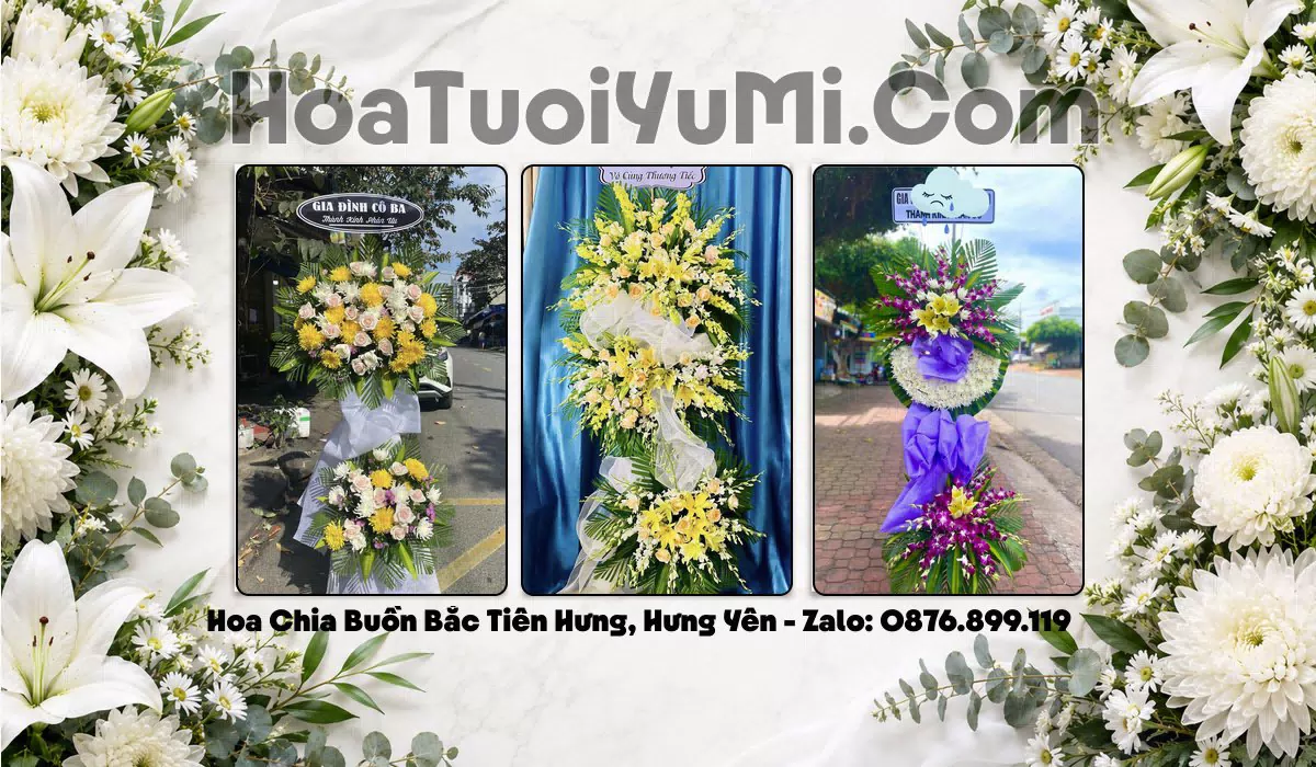 kệ hoa viếng tang lễ Xã Bắc Tiên Hưng