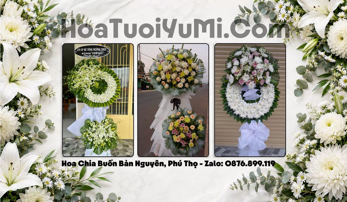 kệ hoa viếng đám tang Xã Bản Nguyên