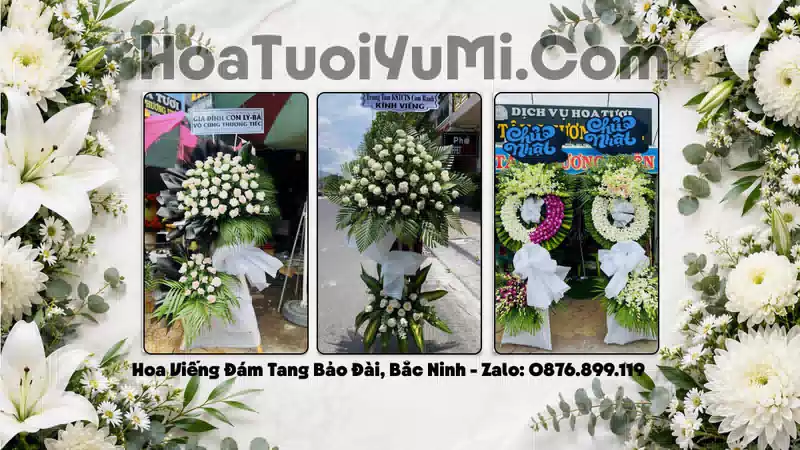 Đặt Vòng Hoa Tang Lễ Tại Xã Bảo Đài, Tỉnh Bắc Ninh