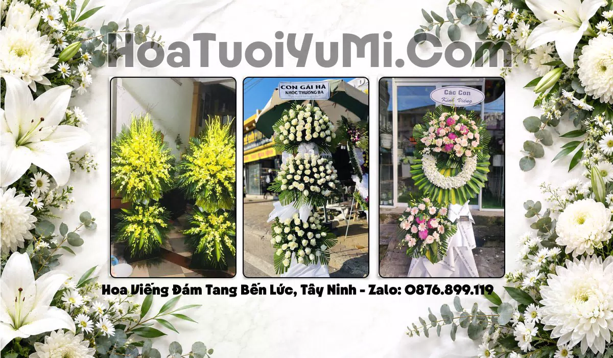 Đặt Vòng Hoa Tang Lễ Tại Xã Bến Lức, Tỉnh Tây Ninh