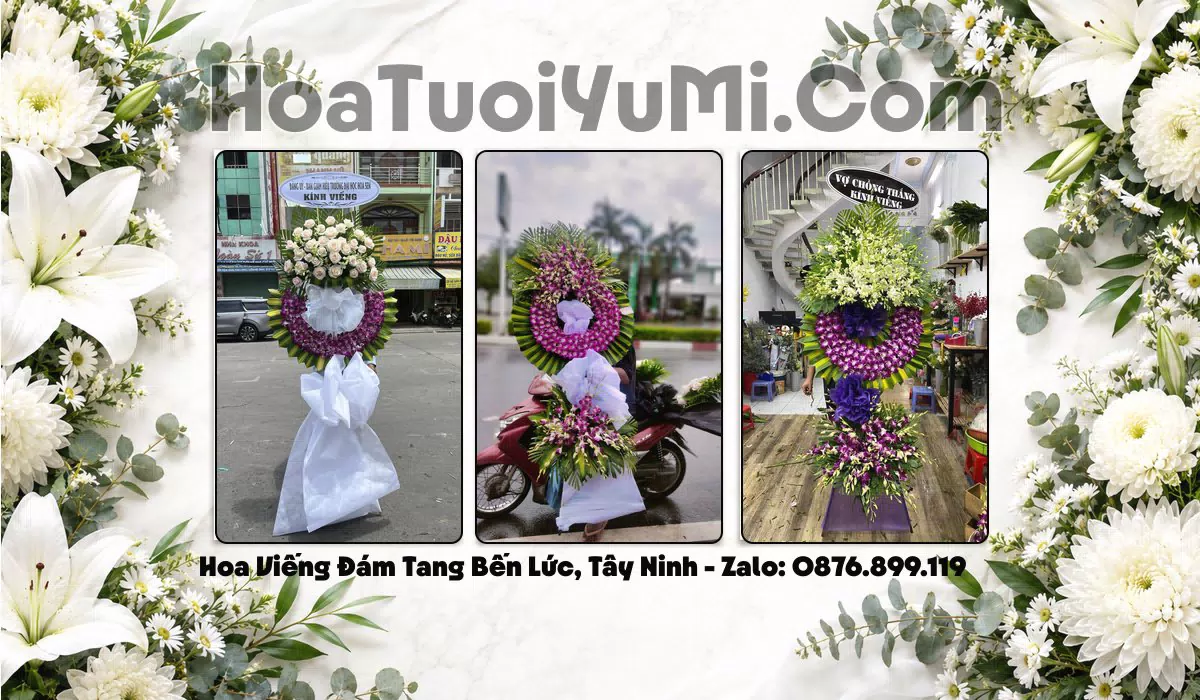 vòng hoa tang lễ tại Xã Bến Lức Tây Ninh
