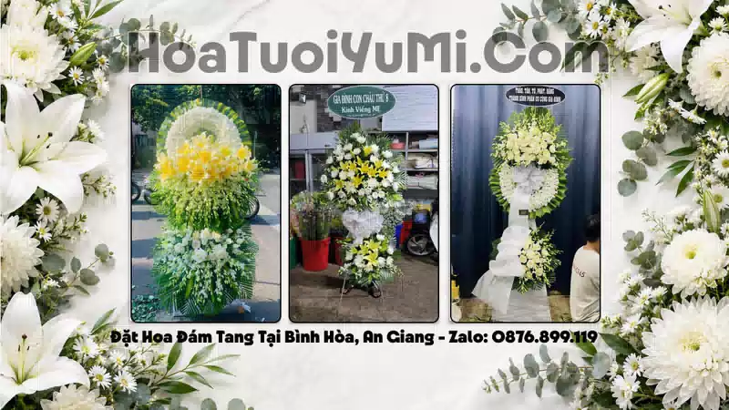 Đặt Vòng Hoa Đám Tang Tại Xã Bình Hòa, Tỉnh An Giang