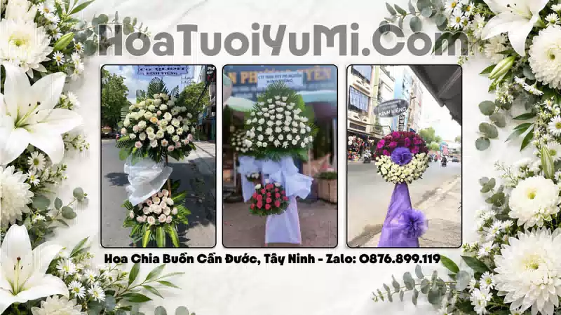 Đặt Vòng Hoa Chia Buồn Tại Xã Cần Đước, Tây Ninh