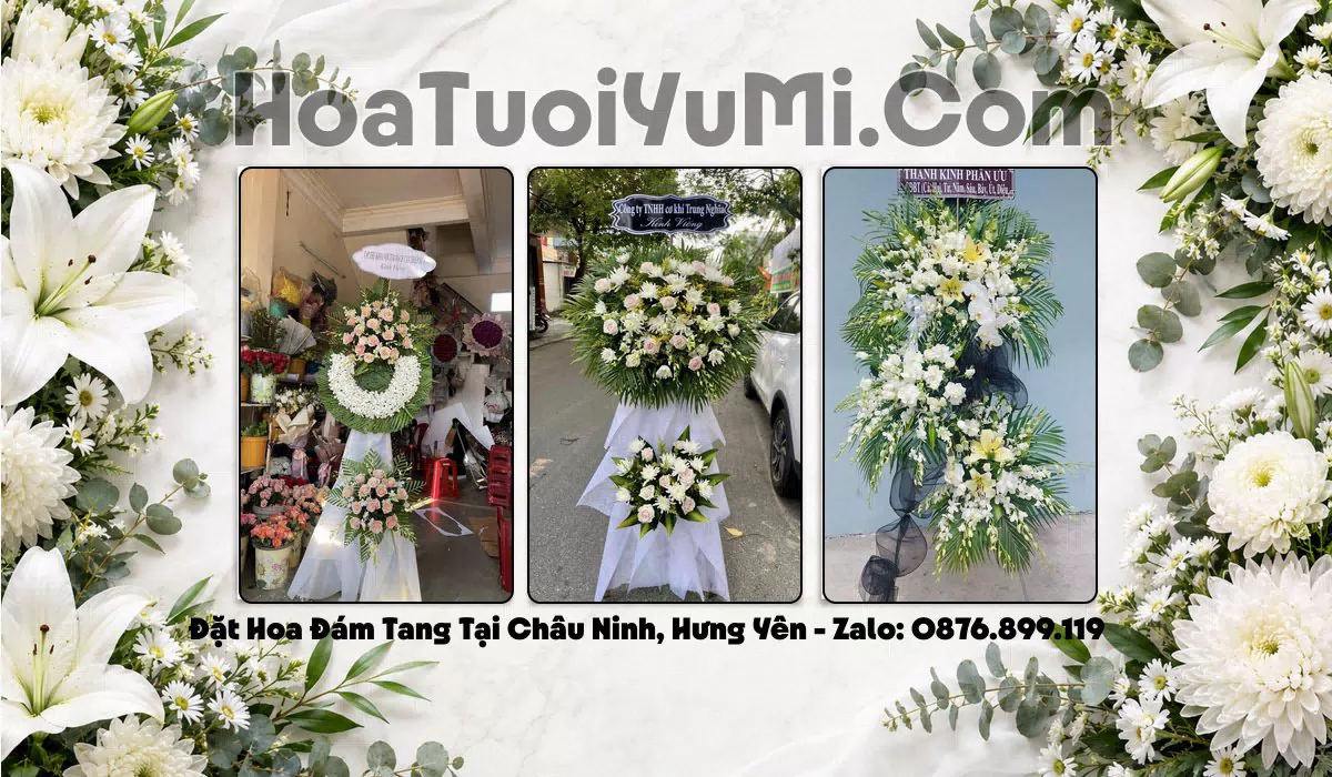 Kệ hoa tang lễ tại Xã Châu Ninh