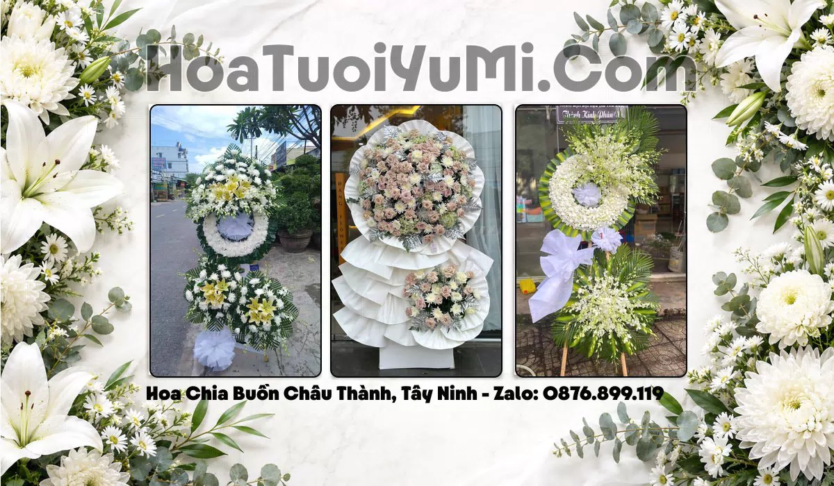 Đặt Vòng Hoa Chia Buồn Tại Xã Châu Thành, Tây Ninh
