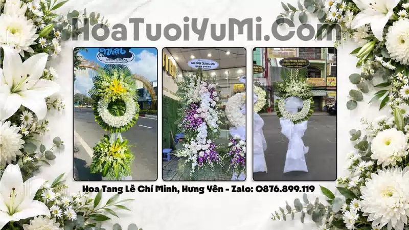 Đặt Vòng Hoa Tang Lễ Tại Xã Chí Minh, Hưng Yên
