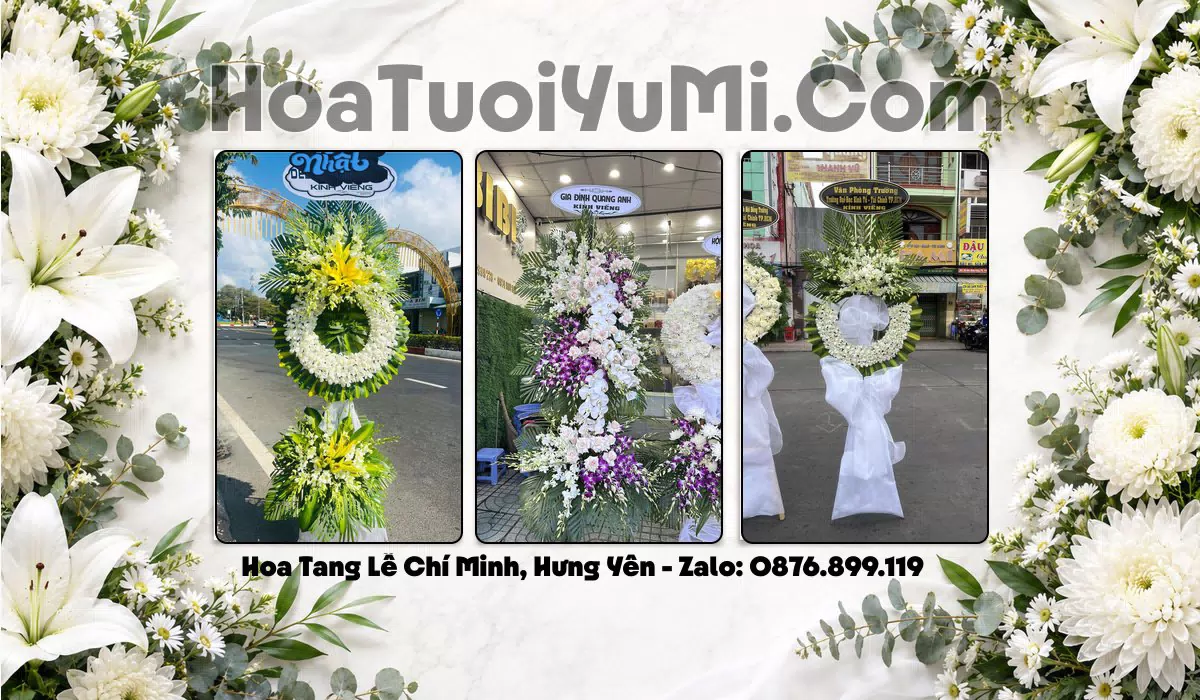 Đặt Vòng Hoa Tang Lễ Tại Xã Chí Minh, Hưng Yên