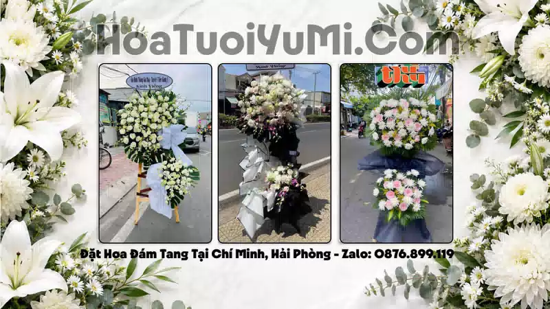Đặt Vòng Hoa Đám Tang Tại Xã Chí Minh, Hải Phòng