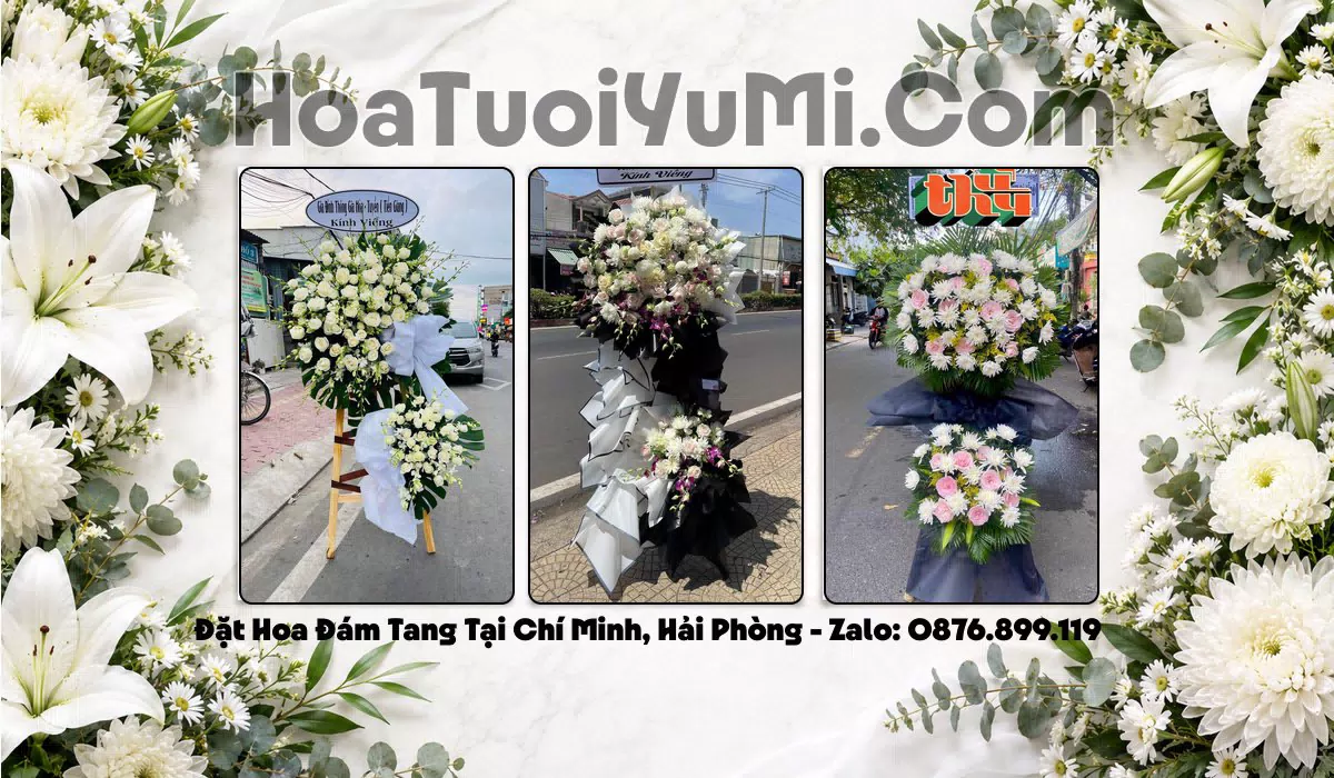 Đặt Vòng Hoa Đám Tang Tại Xã Chí Minh, Hải Phòng