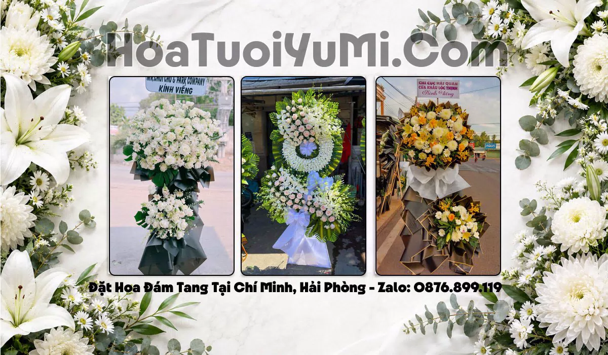 kệ hoa tang lễ giao tại Xã Chí Minh
