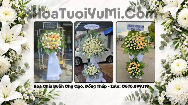 Đặt Vòng Hoa Chia Buồn Tại Xã Chợ Gạo, Tỉnh Đồng Tháp