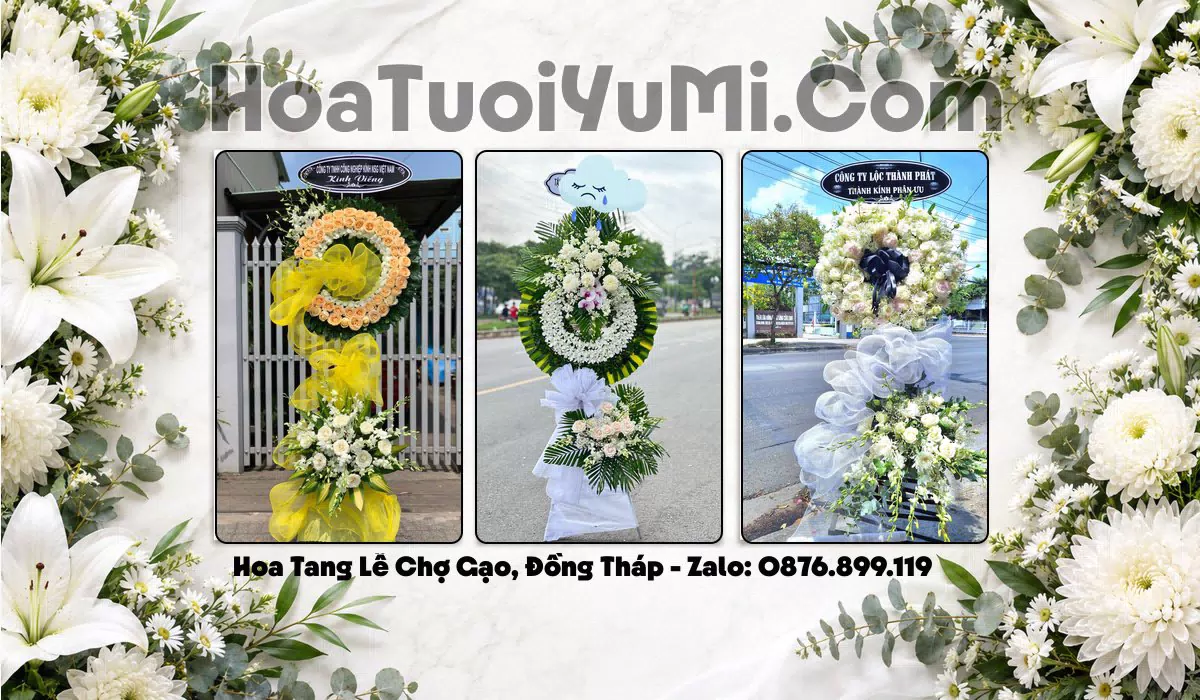 kệ hoa tang lễ đẹp tại Xã Chợ Gạo