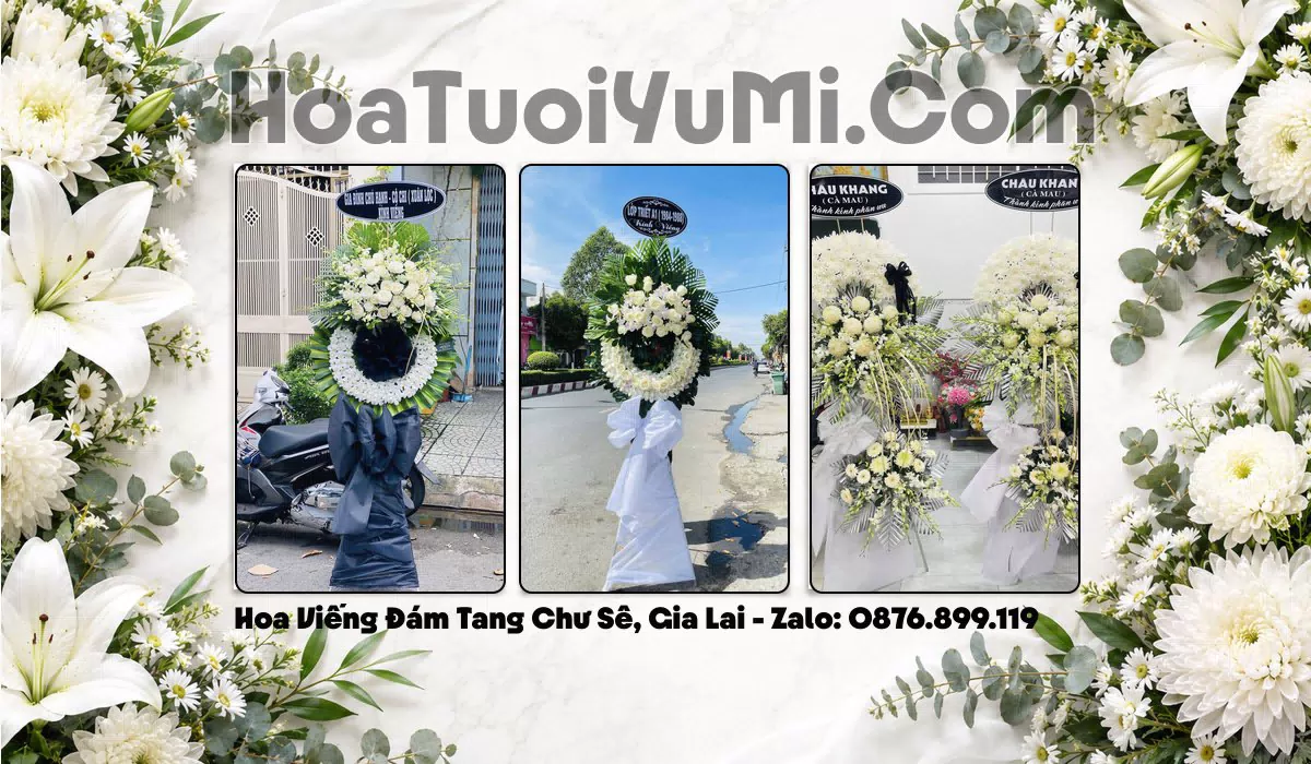 Kệ hoa tang lễ giao tận nơi tại Xã Chư Sê