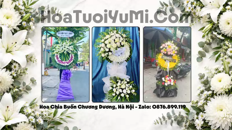 Đặt Vòng Hoa Đám Tang Tại Xã Chương Dương, Hà Nội
