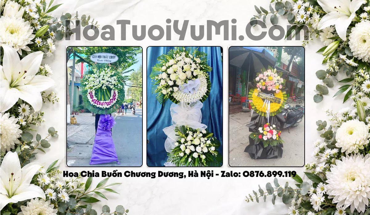 Đặt Vòng Hoa Đám Tang Tại Xã Chương Dương, Hà Nội