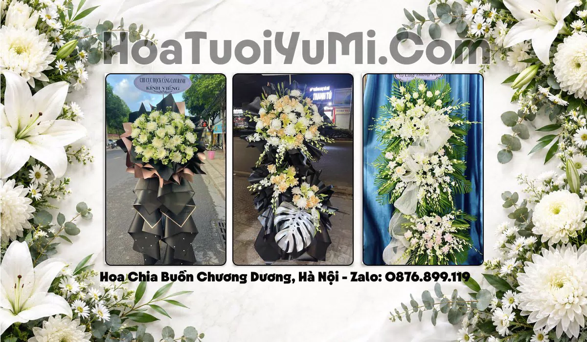 kệ hoa viếng đám tang Xã Chương Dương