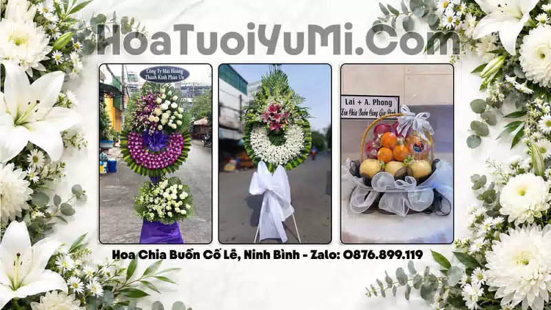 Đặt Hoa Viếng Đám Tang Tại Xã Cổ Lễ, Tỉnh Ninh Bình