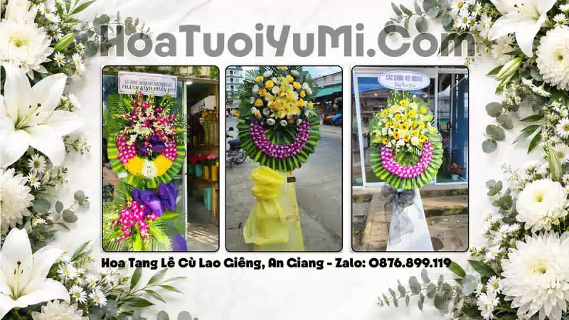 Đặt Vòng Hoa Tang Lễ Tại Xã Cù Lao Giêng, Tỉnh An Giang